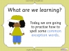 Common Exception Words - Set 2 - Year 1 Teaching Resources (slide 2/49)